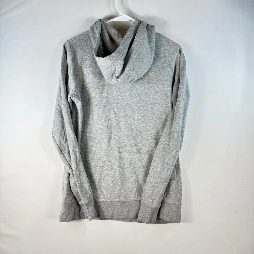 The North Face Mens Gray Half Dome Logo Pullover Hoodie Sweatshirt Medium